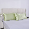 HOMESMART Set of 2 Light Green Luxury Satin Pillow Case (19.5"x29.5") - Sticky add to cart bar