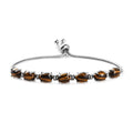 Multi Howlite Line Bolo Bracelet in Stainless Steel 8.25 ctw - Sticky add to cart bar