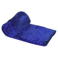 Royal Blue Super Soft Faux Mink Blanket