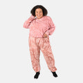 TAMSY Creamsicle Tie Dye Fleece Long Sleeve Sweatshirt - L - Sticky add to cart bar