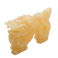 Hand Carved Dragon Honey Jade (988ctw)