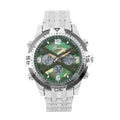 GENOA Japanese Movement Green Camo Dial Watch with Stainless Steel Strap - Sticky add to cart bar