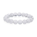 Herkimer Diamond Quartz Beaded Stretch Bracelet 140.50 ctw - Sticky add to cart bar