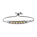 Amethyst Bolo Bracelet in Stainless Steel 2.80 ctw - Sticky add to cart bar