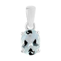 Espirito Santo Aquamarine Solitaire Pendant in Sterling Silver 1.00 ctw - Sticky add to cart bar