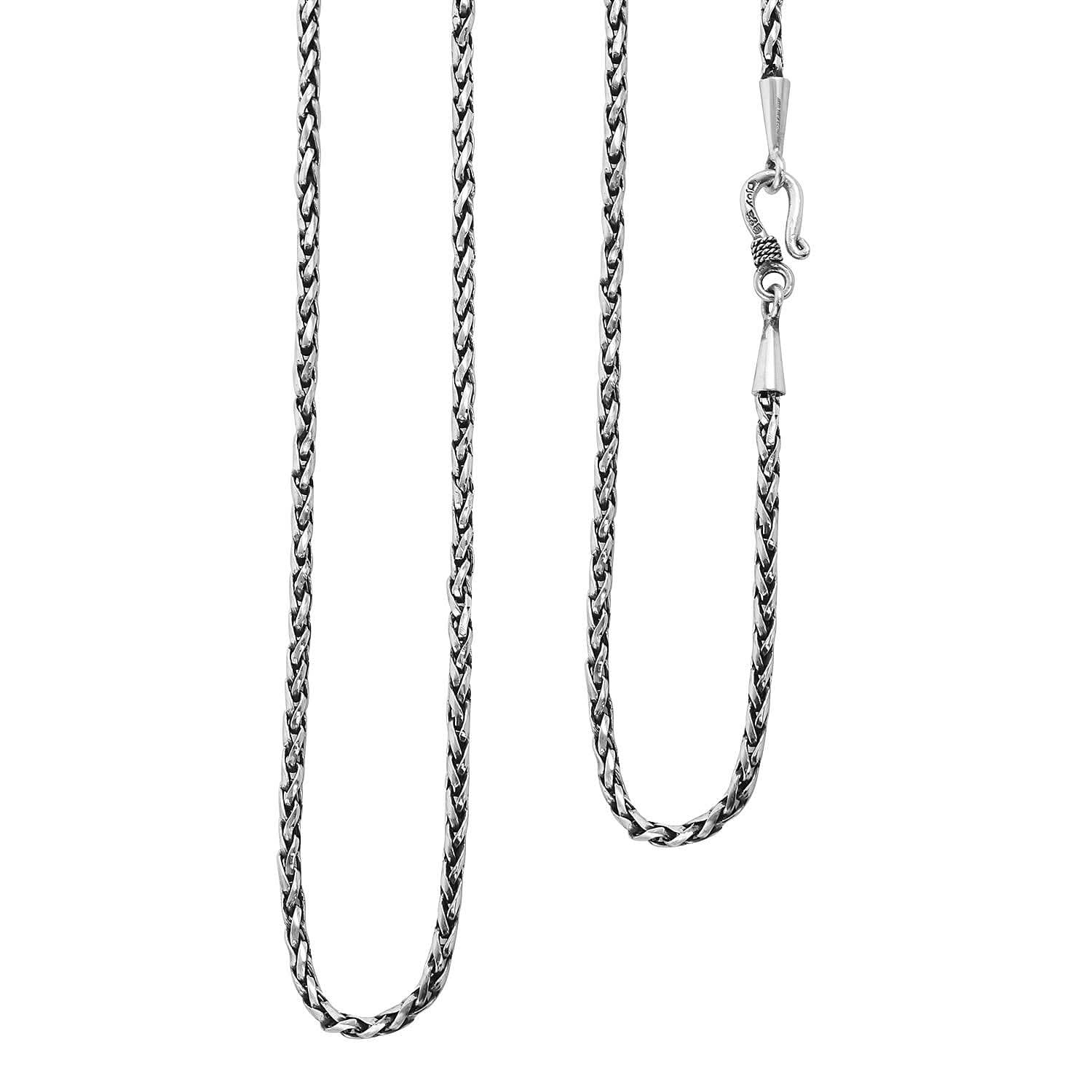 BALI LEGACY Sterling Silver 2.5mm Padian Necklace 18 Inches 15 Grams