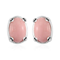 Oregon Peach Opal Stud Earrings in Sterling Silver 0.70 ctw - Sticky add to cart bar
