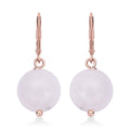 Espirito Santo Aquamarine Drop Lever Back Earrings in Rhodium Over Sterling Silver 15.00 ctw - Sticky add to cart bar