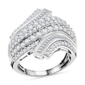 Diamond Sparkle Ring in 10K White Gold - Sticky add to cart bar