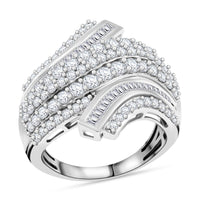 Diamond Sparkle Ring in 10K White Gold