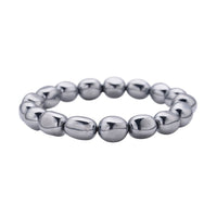Terahertz Trapezoid Beaded Stretch Bracelet 128.50 ctw