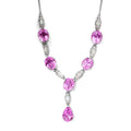 Patroke Quartz (Triplet), Ethiopian Welo Opal and White Zircon Station Necklace 18-20 Inches in Platinum Over Sterling Silver 33.25 ctw - Sticky add to cart bar