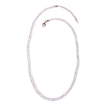 Premium Rainbow Moonstone Beaded Necklace 18 Inches in 14K Rose Gold Over Sterling Silver 70.00 ctw - Sticky add to cart bar