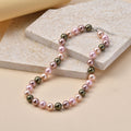 Multi Color Shell Pearl Beaded Necklace 18-20 Inches in Silvertone - Sticky add to cart bar