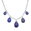 Lapis Lazulli in Silvertone