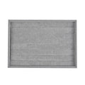 Grey Ice Velvet 7 Rows Ring Tray 13.8"x9.4"x1.2" - Sticky add to cart bar