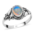 BALI LEGACY Ethiopian Welo Opal Ring in Sterling Silver (Size 10.0) 0.85 ctw - Sticky add to cart bar