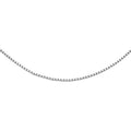 Sterling Silver 0.8mm Box Chain Heart Charm Bolo Adjustable Necklace 24 Inches 2.90 Grams - Sticky add to cart bar