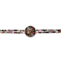 Multi-Tourmaline Bracelet in Platinum Over Sterling Silver (8.00 In) 9.30 Grams 26.35 ctw - Sticky add to cart bar