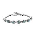 Artisan Crafted Premium Grandidierite Bracelet in Sterling Silver (7.25 In) 3.25 ctw - Sticky add to cart bar