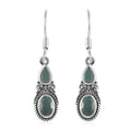Artisan Crafted Premium Grandidierite Fancy Earrings in Sterling Silver 1.25 ctw - Sticky add to cart bar