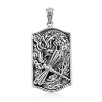 Bali Legacy Sterling Silver Dragonfly Pendant 22.10 Grams