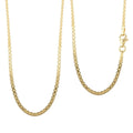 Italian 14K YG Over Sterling Silver Bismark Necklace (20 Inches) (3.20 g) - Sticky add to cart bar