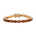 Santa Ana Madeira Citrine Tennis Bracelet in Vermeil Yellow Gold Over Sterling Silver (6.50 In) 10.35 Grams 15.85 ctw - Sticky add to cart bar