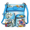 Blue Floral Chirping Bird