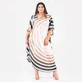 TAMSY,100% POLYESTER, KAFTAN, SIZE- ONE SIZE, COLOR-BROWN - Sticky add to cart bar