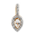 White Topaz Ear Cuff in Vermeil Yellow Gold Over Sterling Silver 0.40 ctw - Sticky add to cart bar