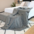 HOMESMART Light Pink Solid Sherpa Microfiber Throw 1.67lbs - Sticky add to cart bar