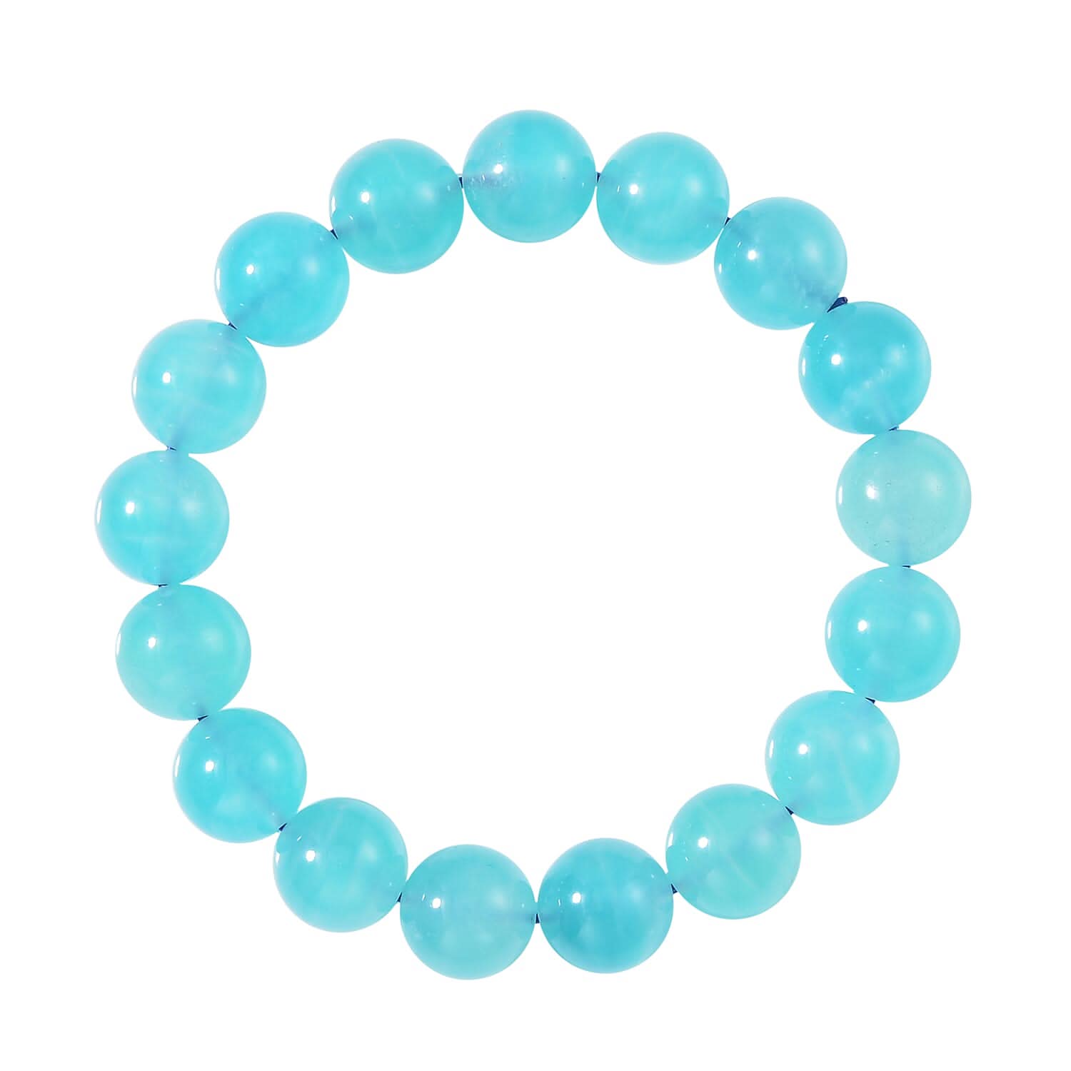 AAA Amazonite Beaded Stretch 115.00 ctw Bracelet, Amazonite Bracelet, Amazonite Beads Bracelet, Stretchable Bracelet