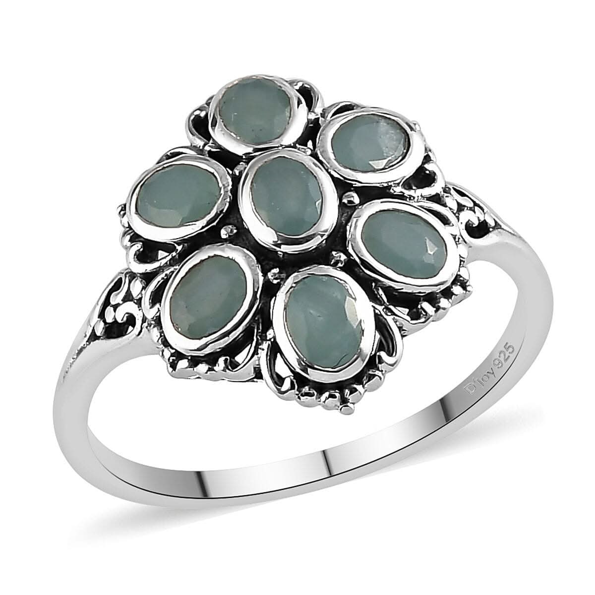 Artisan Crafted Premium Grandidierite Ring in Sterling Silver (Size 10.0) 1.15 ctw