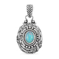 Bali Legacy Premium Ethiopian Welo Opal Pendant in Sterling Silver 1.25 ctw - Sticky add to cart bar