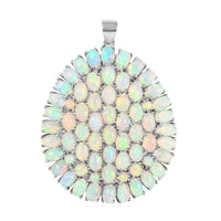 Premium Ethiopian Welo Opal Pendant in Platinum Over Sterling Silver 13.20 Grams 17.90 ctw