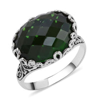 BALI LEGACY Chrome Quartz Ring in Sterling Silver 10 Grams 13.00 ctw