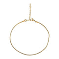Snake Chain Anklet 9 Inches in Stainless Steel - Sticky add to cart bar