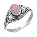 BALI LEGACY Peruvian Pink Opal Ring in Sterling Silver 1.35 ctw - Sticky add to cart bar
