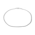 Italian Sterling Silver 2.3mm Herringbone Anklet (10 in) 2.10 Grams - Sticky add to cart bar