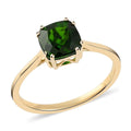 Certified Luxoro 10K Yellow Gold AAA Chrome Diopside Solitaire Ring 1.60 ctw - Sticky add to cart bar