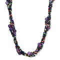 Green Aventurine and Multi Gemstone Beaded Necklace 20 Inches in Platinum Over Copper and Stainless Steel 105.12 ctw - Sticky add to cart bar