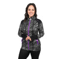 ISAAC MIZRAHI Charcoal Hooded Zip-up Sport Jacket - L - Sticky add to cart bar