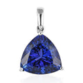 RHASPDOY 950 Platinum AAAA Tanzanite Solitaire Pendant 2.60 Grams 8.00 ctw - Sticky add to cart bar