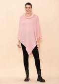 TAMSY Black 100% Pashmina Wool fur Poncho (One Size Fits Most, 28"x28") - Sticky add to cart bar