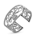 Bali Legacy Sterling Silver Octopus Cuff Bracelet (7.50 In) 34.70 Grams - Sticky add to cart bar