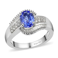 Kagem Zambian Emerald and Diamond Ring in Platinum Over Sterling Silver (Size 10.0) 1.50 ctw