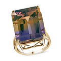 LUXORO 10K Yellow Gold AAA Anahi Ametrine Solitaire Ring 3.60 Grams 23.85 ctw - Sticky add to cart bar