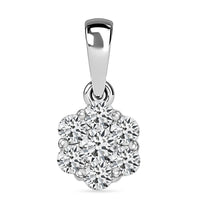 Rhapsody IGI Certified 950 Platinum E-F VS Diamond Pendant 0.50 ctw