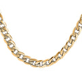 Curb Chain Necklace in ION Plated Yellow Gold Stainless Steel 24 Inches 26.80 Grams - Sticky add to cart bar
